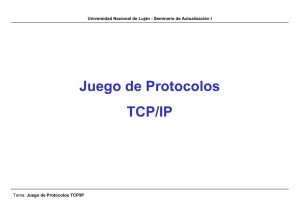 TCP IP - Universidad Nacional de Luján