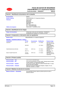 9625 PSEUDOMONAS C-F-C Selective Supplement (Spanish (ES