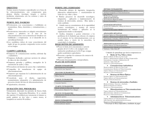 Maestría en Ingeniería con Orientación en Telecomunicaciones