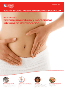 Sistema inmunitario y mecanismos internos de detoxificación