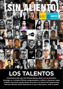 los talentos - FESTIVALES de Buenos Aires