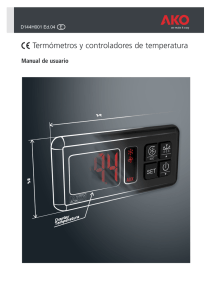 Termómetros y controladores de temperatura