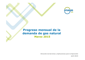 Progreso mensual de la demanda Marzo 2015 (PDF 2.41
