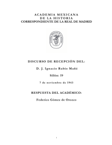 J. Ignacio Rubio Mañé - Academia Méxicana de la Historia