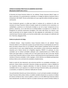 CÓDIGO DE BUENAS PRÁCTICAS DE GOBIERNO SOCIETARIO
