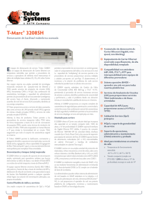 T-Marc® 3208SH - TELCO SUPPORT
