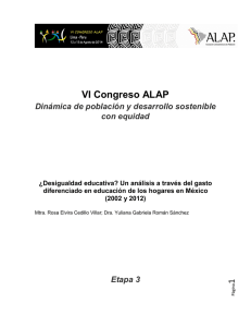 VI Congreso ALAP - Asociación Latinoamericana de Población