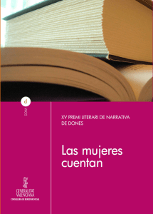 XV Las Mujeres Cuentan - Conselleria de Bienestar Social