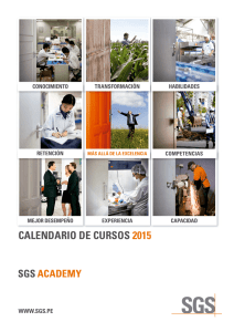 calendario de cursos 2015