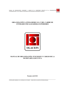 Manual de la Estructura de la Secretaría Ejecutiva OLACEFS última