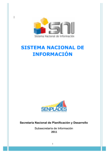 sistema nacional de información