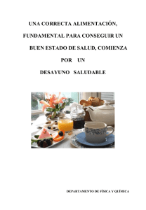 el desayuno saludable - Gobierno de Canarias