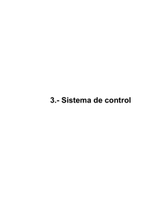 3.- Sistema de control