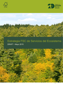 Estrategia FSC de Servicios del Ecosistema