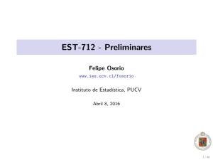 EST-712 - Preliminares