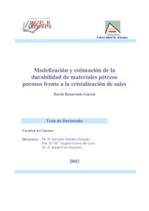 pdf Modelización y estimación de la durabilidad de materiales