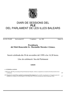 30 de novembre de 1999Núm. 14 V legislatura