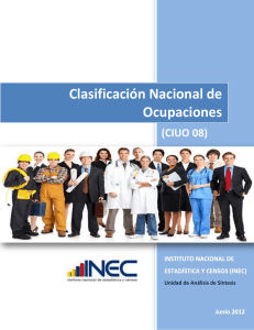CIUO - Instituto Nacional de Estadística y Censos