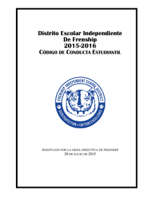 Distrito Escolar Independiente De Frenship 2015-2016