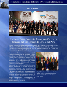 Honduras firma Convenio de cooperación con la Universidad San