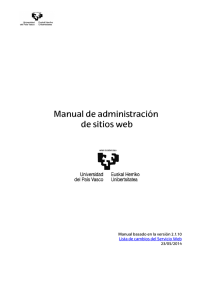 Manual de administración de sitios web