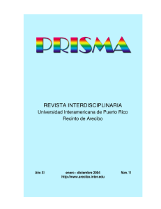 Prisma 2004 - Recinto de Arecibo - Universidad Interamericana de