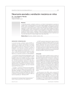 Neumonía asociada a ventilación mecánica en niños