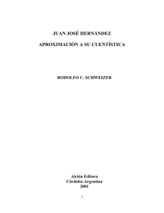 Juan José Hernández : aproximación a su cuentística