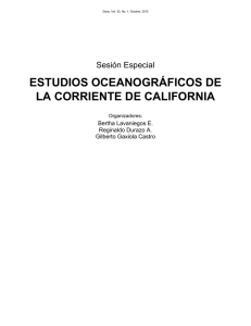 Estudios oceanográficos de la Corriente de California