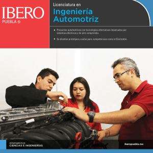 Ingeniería Automotriz - Universidad Iberoamericana Puebla