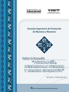 &ldquo;PSICOLOG&Iacute;A, DESARROLLO HUMANO Y CAMBIO EDUCATIVO&rdquo;