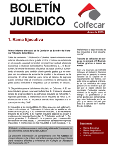 boletín juridico - Federación Colombiana de Transportadores de