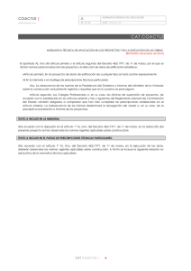 listado normativa tecnica - Colegio Oficial de Arquitectos de Valladolid