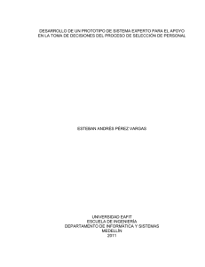 desarrollo de un prototipo de sistema experto para el apoyo
