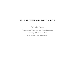 El esplendor de la paz - Carlos E. Puente