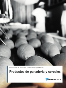 Productos de panadería y cereales