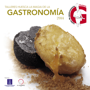 folleto talleres de gastronomia huesca 2014