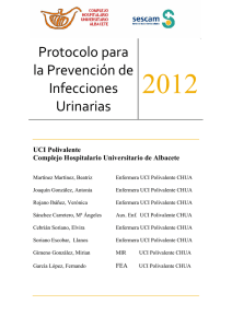 Protocolo para la prevención de infecciones urinarias