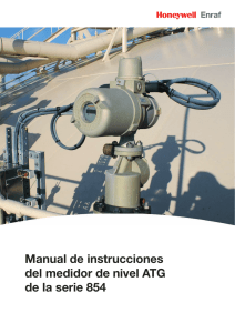 Manual de instrucciones del medidor de nivel ATG de la serie 854