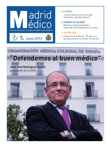 Médico adrid - Ilustre Colegio de Médicos de Madrid