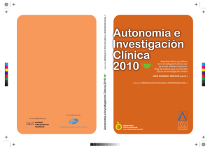 Autonomía e investigación clínica 2010