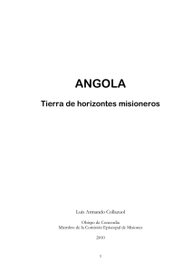 Crónicas: Visita misionera a Angola. 2010
