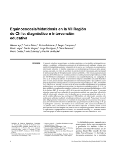 Equinococosis/hidatidosis en la VII Región de Chile