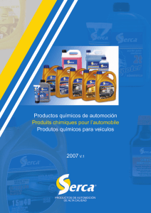 Catálogo lubricantes Serca