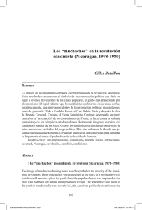 Los “muchachos” en la revolución sandinista (Nicaragua, 1978