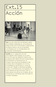 Ext.15 Acción - Facultad de Bellas Artes