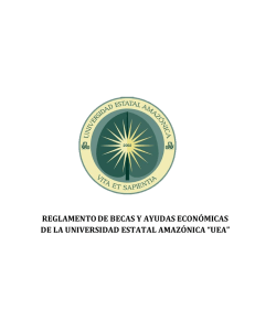 Reglamento Becas y Ayudas - Universidad Estatal Amazónica