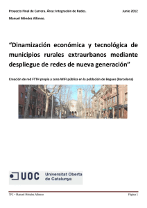 Dinamización económica y tecnológica de municipios rurales y/o