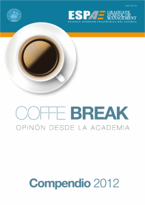 Compendio 2012 - Coffe Break, Enero 2013 - Espae