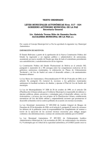 Archivo - Gobierno Autónomo de la Ciudad de La Paz
